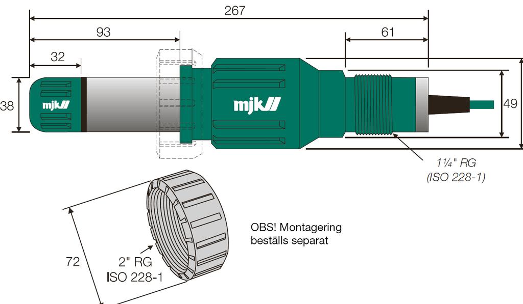 7.7 Specifikationer phix Compact Matningsspänning Effektbehov 12 30 V DC ca 50 mw Temperaturområde -20 +60 C Material Kapsling Insignal Ingångsimpedans Utsignal Ryton (PPS) och syrafast stål (EN 1.