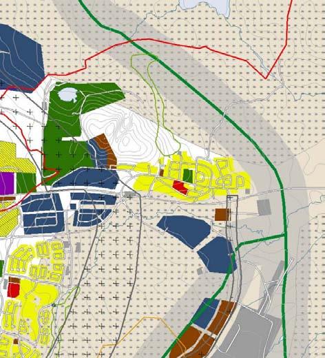 s.6 TIDIGARE STÄLLNINGSTAGANDEN ÖVERSIKTLIGA PLANER Enligt gällande fördjupade översiktsplan för Kiruna (Fördjupad översiktsplan för Kiruna centralort, antagen 2007-01-08) är planområdet utlagt som