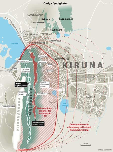 s.8 En behovsbedömning har gjorts av Kiruna kommuns samhällsbyggnadskontor som bedömer att detaljplanens genomförande inte leder till betydande miljöpåverkan enligt miljöbalken 6 kap. 11.