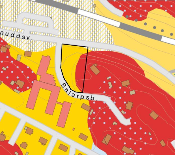 3 Figur 2: Jordartskarta från SGU:s kartvisare. Hämtat 2017-05-05. Planområdet är markerat i svart.