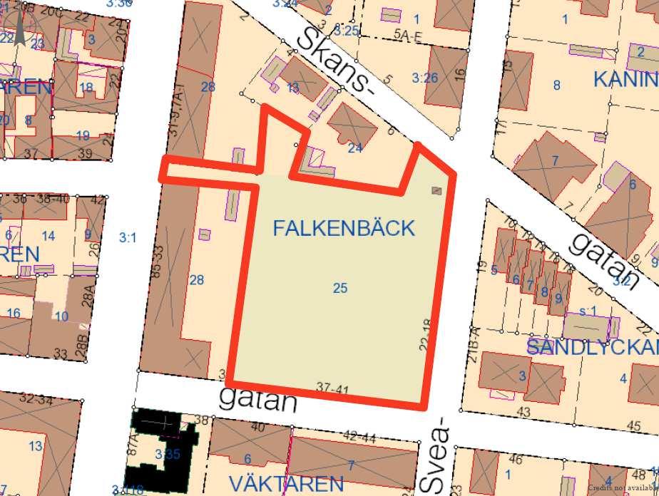 2/8 DAGVATTENUTRENING TILL DETALJPLAN FÖR KV FALKENBÄCK 25 1 Sammanfattning Varbergs kommun planerar att göra en ny detaljplan för kvarteret Falkenbäck 25 i centrala Varberg.