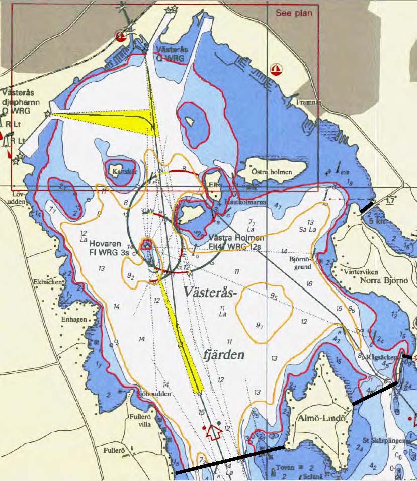 2 OMRÅDESBESKRIVNING 2. Områdets bottendynamik Undersökningsområdet innefattar Västeråsfjärden (44 stationer), Ridöfjärden (5 stationer), Fulleröfjärden ( station) och Galten ( station).