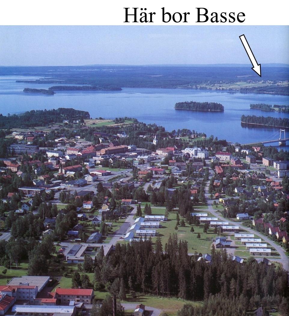Men naturligtvis har Risselåsborna den finaste utsikten när dom blickar mot Tullingsås. Basse lär även i sin ungdom varit beroende av utsikter.