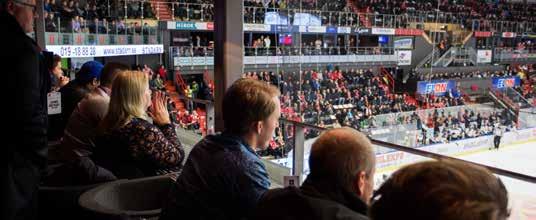 Exempelvis kryddar vi säsongen med olika temamatcher där vi vill skapa en ännu roligare hockeyupplevelse för olika målgrupper.