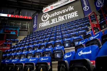 LED-reklam TV 40 meter kortsida LED-reklam läktare Mediakub-reklam i paus Rullgardin mediakub Boxplay-presentatör Presentera matchens krigare Presentera resultat bortamatch Powerplay-presentatör