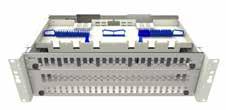ODF-system LightMate LightMate ODF 19" 24xSC-D 1U, utdragbar Utdragbar ODF-enhet med komplett inredning för skarvning och fibersling. För upp till 48 SC kontakter.
