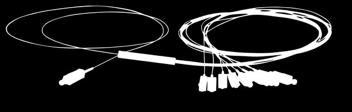 Splitter och WDM Splitter Splitter Fiberoptiska splitters används för att dela en befintlig optisk signal till flera.