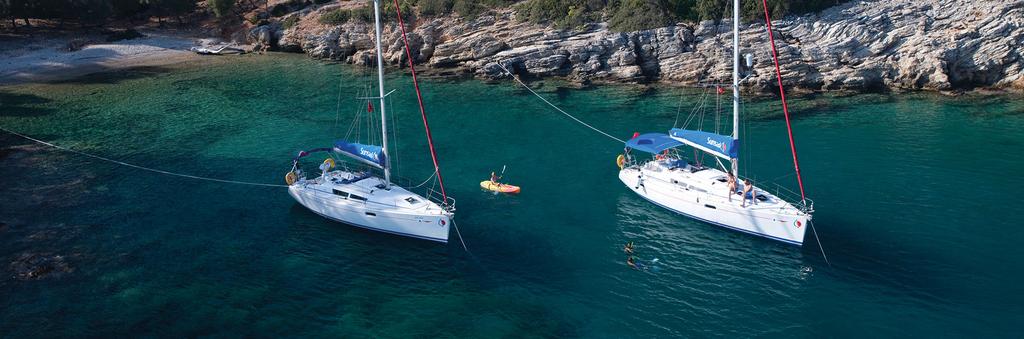 Fethiye, Göcek & Orhaniye Hyr segelbåt eller katamaran i Turkiet - Marmaris Göcek och Orhaniye Turkiet kan beskrivas som en stor halvö med Svarta havet i norr, Egeiska havet i väster och Medelhavet i
