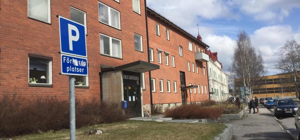 Tandläkaren 3 (f.d. Folktandvården) Byggnaden inom planområdet uppfördes 1967 och består