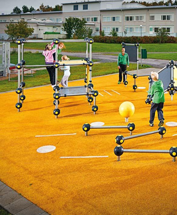 3 1 6 2 7 Case Mustasaari Mustasaari skola, Mustasaari, Finland Vi visste att skolgården var i behov av fler träningsalternativ. När parkchefen upptäckte Lappsets parkourprodukter var saken klar.