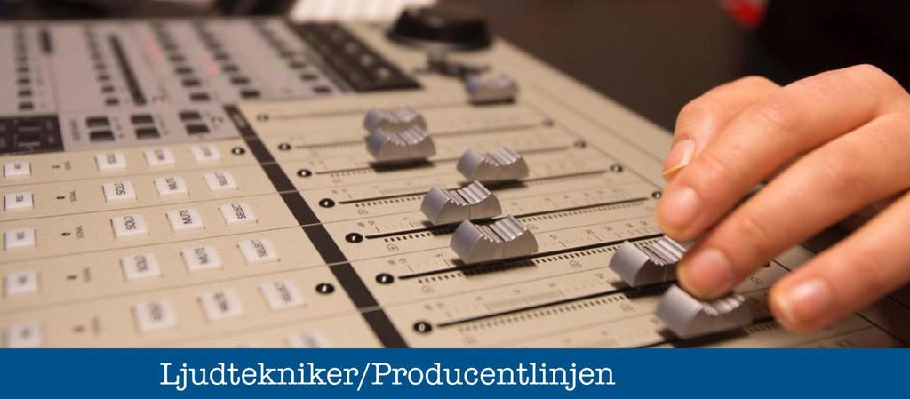 Kursinnehåll Inspelningsteknik Hantering av digital och analog ljudutrustning; mikrofonteknik; inspelning av enskilda instrument; samtidig inspelning av flera instrument; inspelning av en och flera