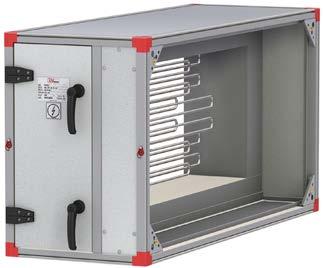 Inredning luftvärmare MIE-EL Inredning luftvärmare El (kod MIE-EL) Mått Översikt H B Modul (mm) Modul Mått (mm) Storlek 15 20 25 0 5 B H Batteri-inredning MIE-EL är avsedd för elektrisk luftvärmare