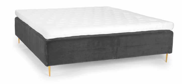Lafayette har samma höga kvalitet, finish och komfort som alla våra övriga sängar. Eftersom tyget dras över hela sängen kan du dessutom välja olika zonindelningar och hårdheter i sängen.
