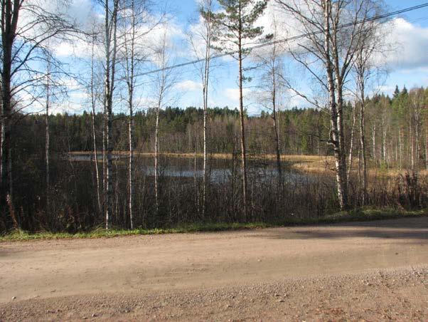 Amtjärn, ligger strax intill vägen som går runt sjön. Denna våtmark skulle också kunna iordningställas för de lommar som finns i området.