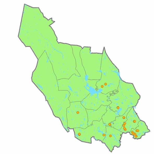Den enda deponin som placerades i riskklass 1 var Gubbmosstippen i Avesta kommun.