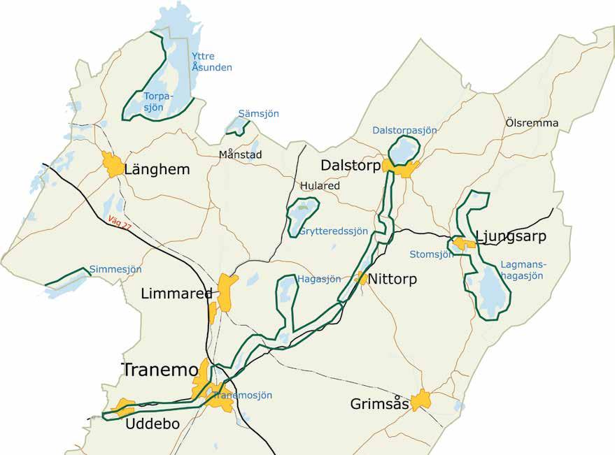KARTA fiskevårdsområden Tranemo 11 1 10 9 7 3 6 5