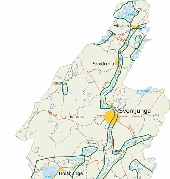 KARTA fiskevårdsområden Svenljunga 13 8 14 16 18 10 2 17
