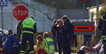Skadeplats på väg 47 Ett fordon får inte stannas eller parkeras 1.