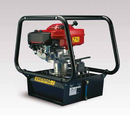 ZG5, Bensindrivna hydrauliska pumpar På bild: ZG5420MX-R Tålig, pålitlig, innovativ Hastighetstabell För att avgöra hur en specifik pump kommer att driva din cylinder, se hastighetstabellen för