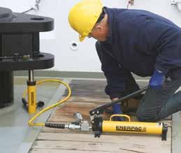av belastningsflöde Glycerindämpad mätare med dubbelgradering Enerpac honkoppling för högflöde.