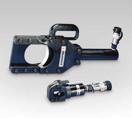 Hydrauliska klippverktyg Från vänster till höger: WHC-4000, WHC-7 WHC, WHR, STC Serien Kapacitet: - 20 ton Klippkapacitet: ø 12-101 mm Maximal arbetstryck: 700 bar Verktygssatser Skärverktyg angivna