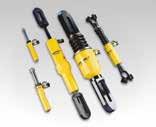 Enkelverkande Pullpac-dragcylinder Dimensioner för montering av BRC cylindrar Modell- Monteringshål Gänga nummer BRC- BRC-46 BRC-106 V ¾"-14 NPT 1¼"-11½ NPT M0 x 2 BRC-, -46, 106 W 1½"- 16 un 2¼"- 14