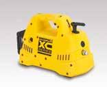 Sladdlösa hydrauliska pumpar XC-seriens sladdlösa hydrauliska pumpar XC-seriens sladdlösa hydrauliska pump är perfekt för arbete där små till medelstora cylindrar och hydrauliska verktyg används.