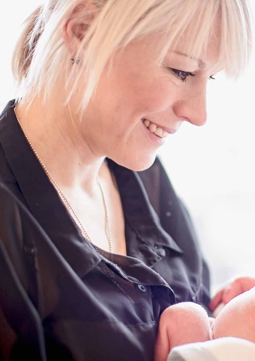 Befolkningen i Jönköpings län ökar för varje år. En av de allra yngsta medborgarna är lilla Elsa, här med mamma Linda Törnqvist.