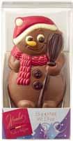 Söta julfigurer i mjölkchoklad.