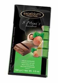 krämig pralinéfyllning.