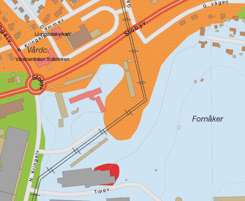 Trafikberäkningen har utgått från handelstrafik i kombination med befintlig pendlingstrafik under fredag eftermiddag. Trafikmängden räknas upp med en procent per år och utgår från 2040 års nivå.