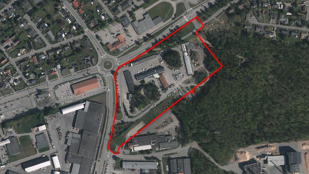 Inledning Detaljplanens syfte och huvuddrag Detaljplanens syfte är att pröva möjligheten att planlägga fastigheten Förrådet 1 samt del av Läreda 436:6 och del av Hässleholm 87:9 för handelsändamål