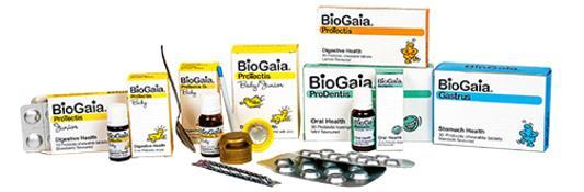 BOLAGSBESKRIVNNG Nyttiga bakterier BioGaia utvecklar, marknadsför och säljer probiotiska produkter. Koncernen är organiserad i två affärsområde - Barnhälsa och Vuxenhälsa.