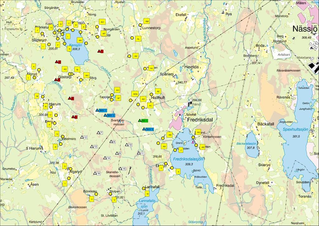 Ljudimmissionsberäkning av ljud från vindkraftverk Markera cell A1, infoga bild, justera höjd t.ex.