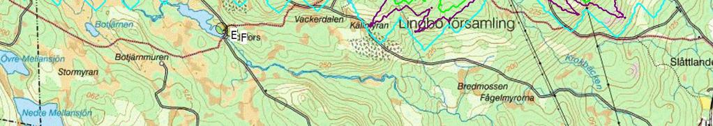 930 Skuggottagare Flicker karta nivå: Höjdlinjer: