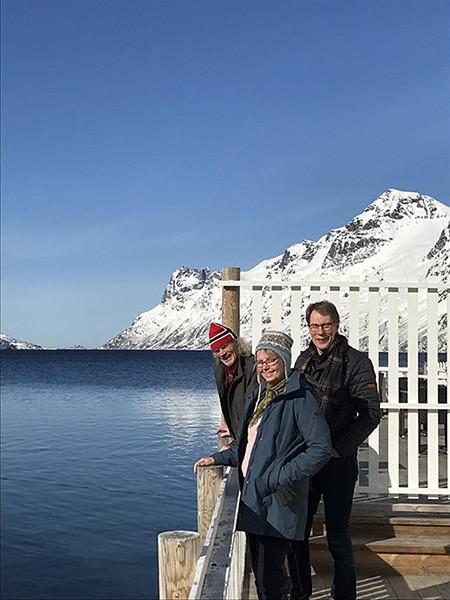På tur med polska Med fem polskor i bagaget åkte vi till Tromsø i Nordnorge i mitten av april. Kate och Göran hade laddat med ett program för en tredagars kurs i polska.