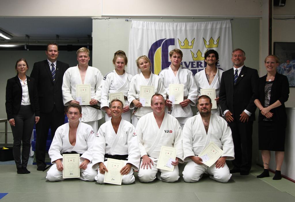 GRADERING RESULTAT ZONGRADERING I GÖTEBORG, 11 augusti 2018 SHODAN (1 DAN) 1.