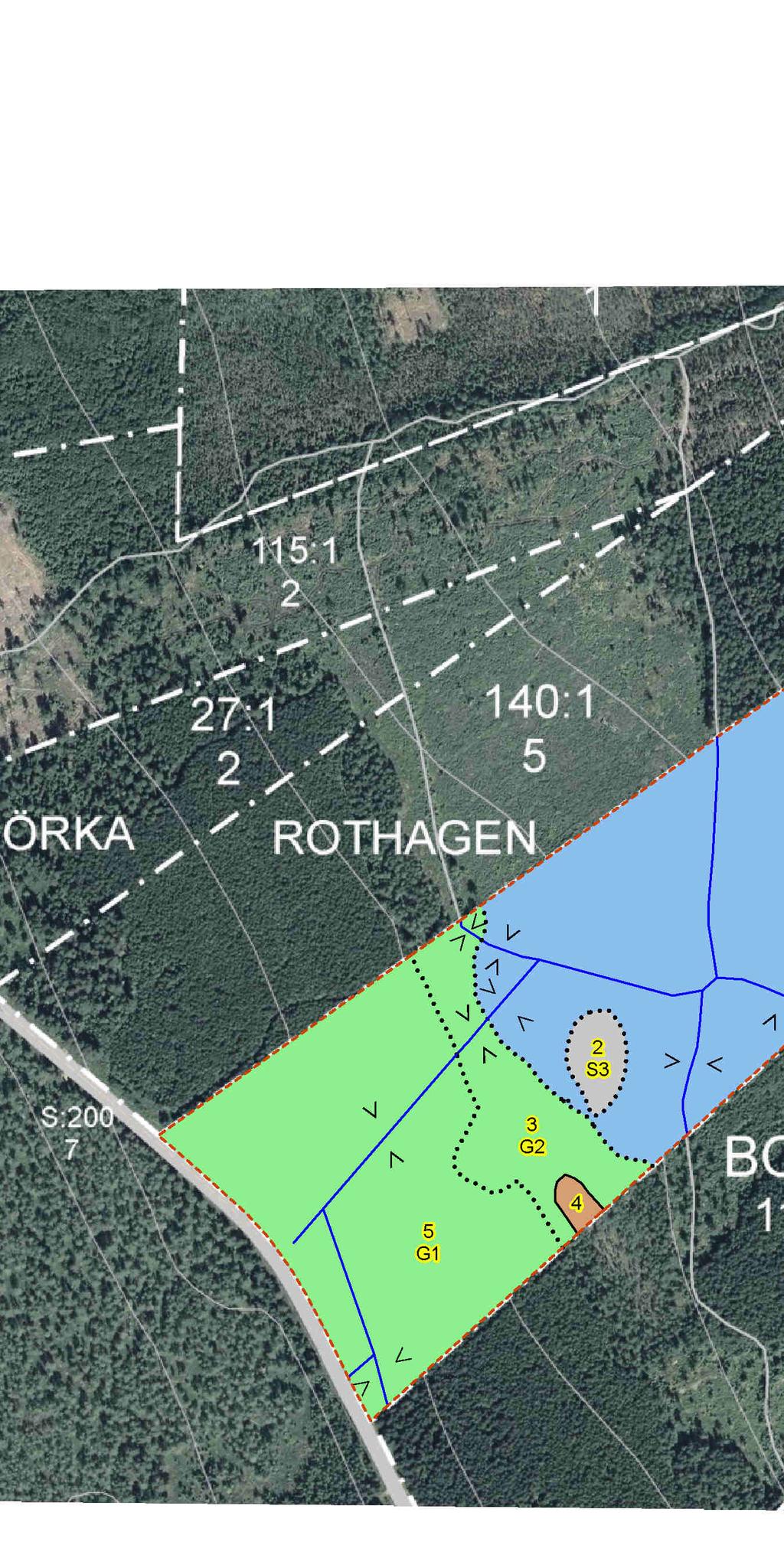 SKOGSKARTA Plan Häradsarvet 176:1 Församling Mora Kommun Mora