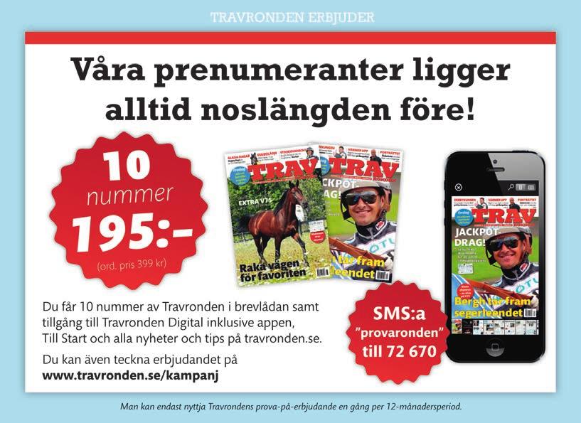 SOLVALLA (lopp 8) DISTANS VOLTSTART START BANKOD 3140 m 21:03 05 V3-1 TRIO TVILLING Hemnets lopp // Stayerlopp 32 VINNARE PLATS Lägst 100.001 kr. Tillägg 20 m vid vunna 500.001 kr, 40 m vid 1.000.