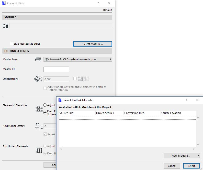 andra discipliner för att se hur objekt fungerar i modellen. Funktionen finns under File > External Content > Place Hotlink. Funktionen är enkel att använda.