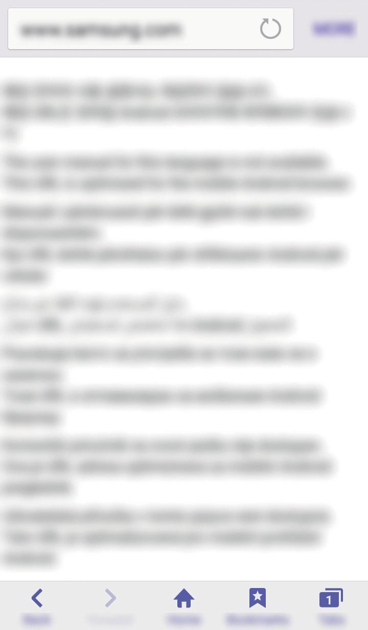 Program Internet Sök efter information på internet och bokmärk dina favoritwebbsidor för att enkelt komma åt dem. 1 Tryck lätt på Internet på programskärmen. 2 Tryck lätt på adressfältet.