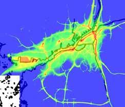 Beräkningar av källbidrag och minskningsscenarier för kvävedioxid i Göteborgsregionen R 2016:18 framför allt vid kollektivtrafikens knytpunkter, som till exempel Brunnsparken, Nils Ericsonterminalen