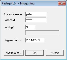 HANDBOK pedago l ö n 6 Startinstruktioner Starta programmet Du startar programmet genom att dubbelklicka pa programmets ikon pa din dators arbetsbord eller via Start-knappen och lo neprogrammets