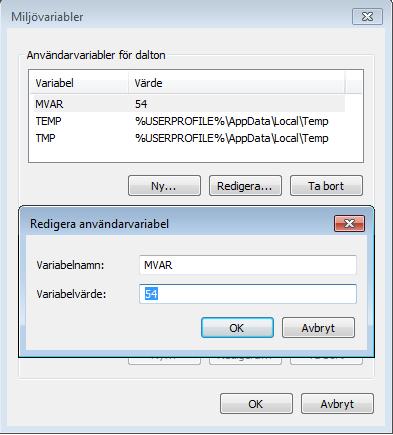 HANDBOK pedago l ö n 208 Övriga funktioner Sin(), cos(), tan(), asin(), acos(), atan(), exp(), log(), log10(), sqrt(). Du kan även använda en miljövariabel genom att ange dess namn.