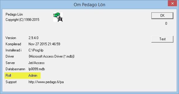 Behörighet Tillga ng till vissa funktioner styrs via databasbeho righet i det fall att du ko r SQL Server. Fo r na rvarande inns det tva roller: Anva ndare och administrato r.