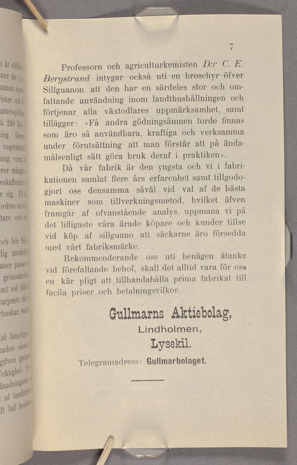 u» 1 Professorn och Dif C. E.