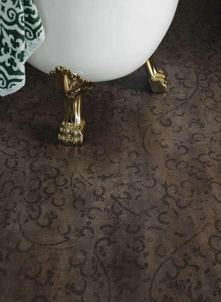 Klassisk elegans Här har vi hämtat inspiration från lyxiga och glamorösa material som marmor och förgyllda kranar.