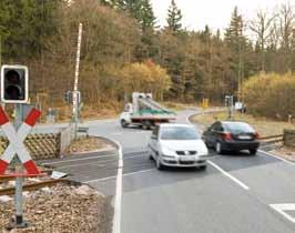 Vi rekommenderar innostrail för plankorsningar med ett trafikflöde från