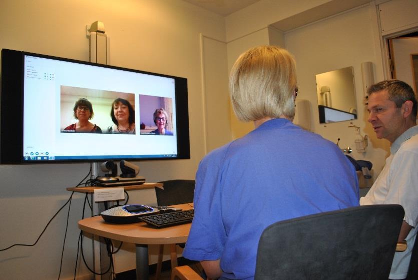 Delta i Skype-möte MED Skype för