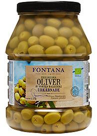pastöriserad produkt 66 386 OLIVER Kalamata Svarta med kärna EKO 6 x 360 g Grekland SOIL. Oliver, vatten, rödvinsvinäger, jungfruolivolja, salt. 66 356 OLIVER Kalamata Svarta urkärnade..eko.